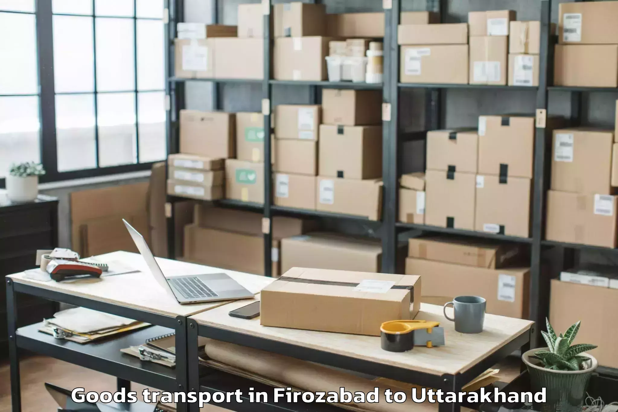 Book Firozabad to Bageshwar Goods Transport Online